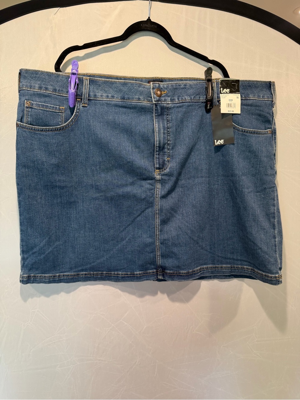 NWT Lee Denim Skort Women’s Size 26W